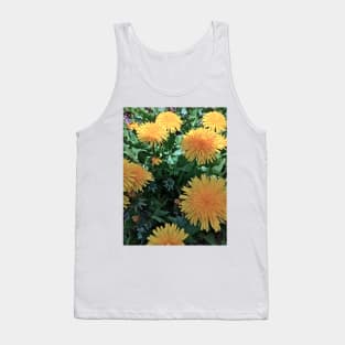 Dandelions - Variation in Lighting - Early Spring Blooms Tank Top